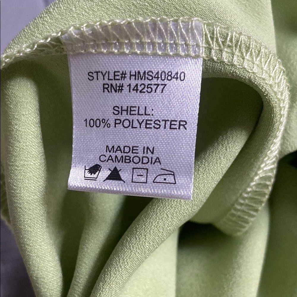 Haute Monde Green Maxi A-Line Skirt - Picture 5 of 5
